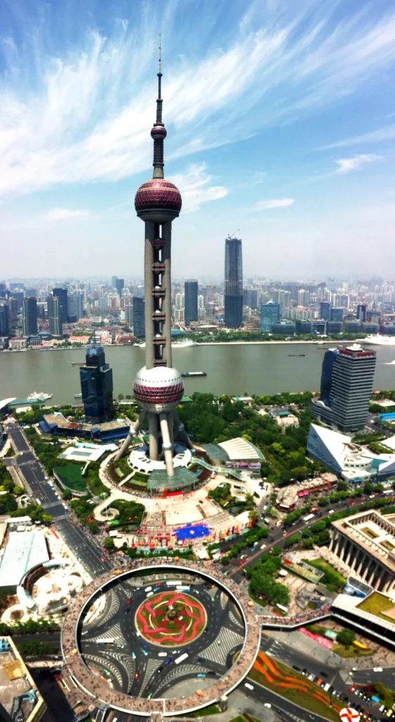 Cityscape building Shanghai