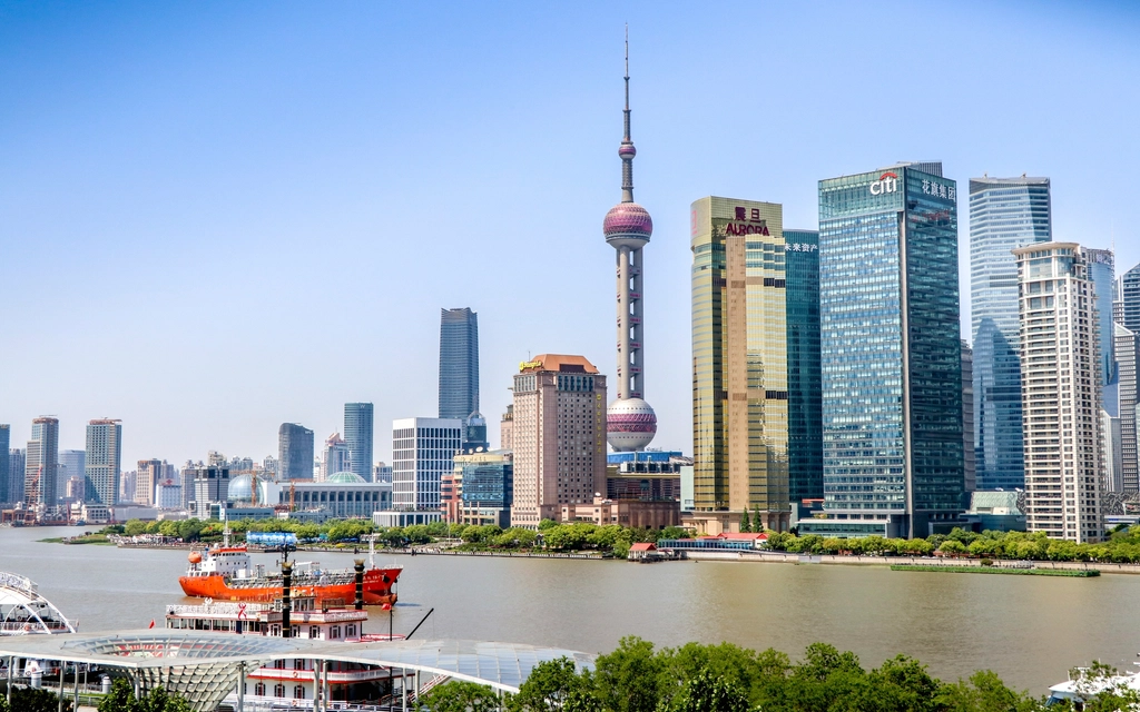 Shanghai Ship port view